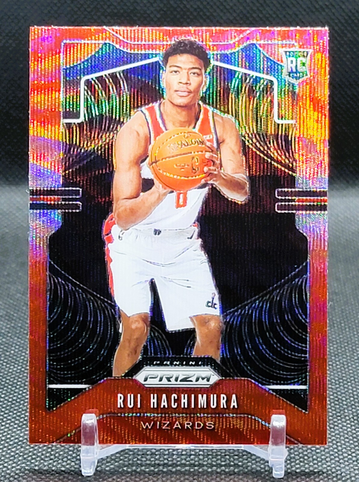 2019 Prizm Rui Hachimura RC #255 / RUBY WAVE PRIZM / Wizards / Lakers