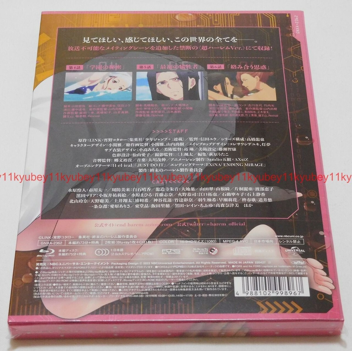 World's End Harem Vol.2 First Limited Edition Blu-ray CD Case