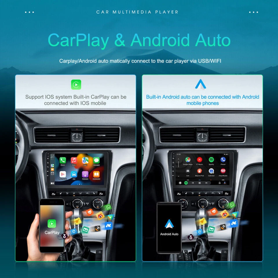 Apple CarPlay Car Radio Android 13 GPS Stereo WiFi For 2012-2017 Hyundai Accent - Image 4 of 4