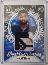 Tyler Scott RC 2023 Donruss Football Rookie Sweaters Patch Relic Chicago #HS-TSC