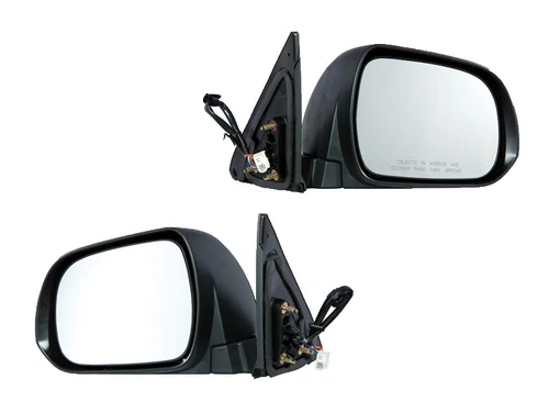 For 08-13  Highlander Mirror Power Heated with Puddle Light Pair Right + Left
