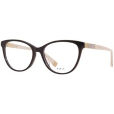 Furla Women's Cat-Eye 54mm Eyeglasses Frames Black VFU388-700Y