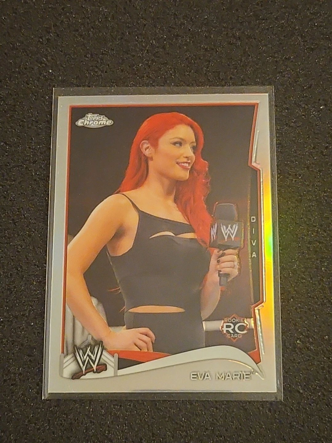 2014 Topps Chrome Refractor WWE Eva Marie RC #20 Wrestling Card