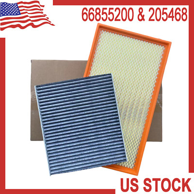 Engine & Carbon Cabin Air Filter Fit For Maserati Gran Turismo & Quattroporte