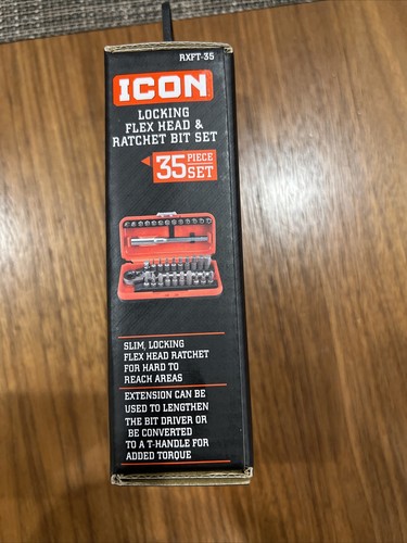ICON Locking Flex Head Ratchet and Bit Set 35 Piece - Bild 4 von 4