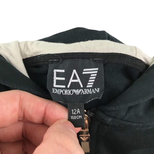 EA7 Emporio Armani Trainingsanzug 11-12 Jahre schwarz Hoodie und Jogginghose - Bild 14 von 18