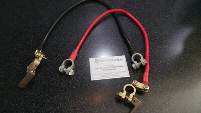 2x BATTERIE FREIZEIT LINK VERBINDEN KUPFERKABEL 18 ZOLL LANG INKL. SCHNELLSPANNKLEMMEN