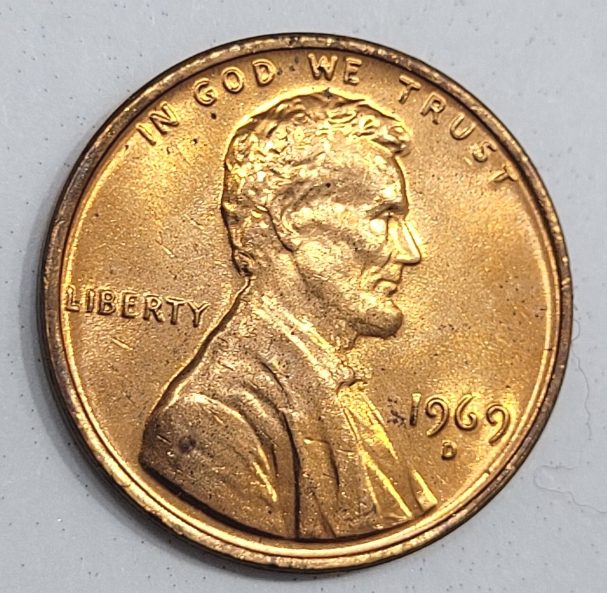 1969-D Lincoln Penny No FG (FS-901). Red Uncirculated. | eBay
