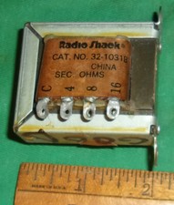 Realistic 32-1031B 70-Volt Line Transformer 10 Watt Appears Unused Clean 