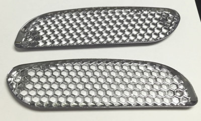 Pontiac Firebird Trans Am WS6 Hood Grille CHROME Inserts Scoops Vents 98-02