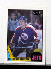 1987/88 O-PEE-CHEE HOCKEY CARD #225 FREDRIK OLAUSSON ROOKIE