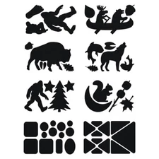 GEAR AID Tenacious Tape Wildlife Patches for Jackets, Tent, Gear Repair 3" x 20"