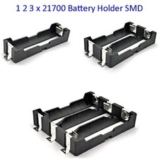 1 2 3 Cell 21700 Battery Holder Case Storage Open Container Box SMD/SMT Plastic