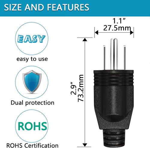 With Fuse Neutral Ground Bonding Plug for Portable Inverter Generator - Picture 5 of 12