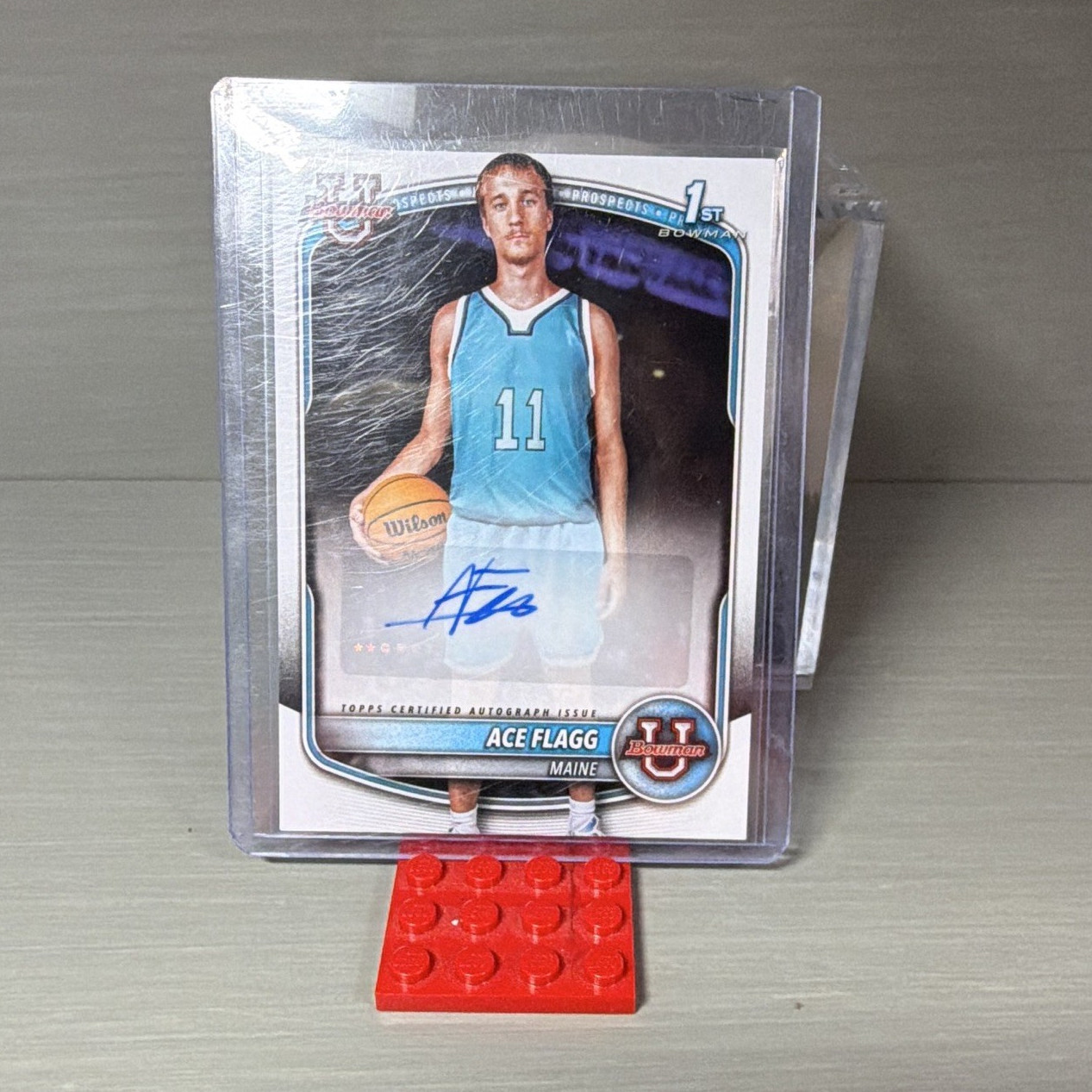 Topps Bowman Basketball 2025-26 Ace Flagg PA-AF Paper Prospect Auto 1st RC