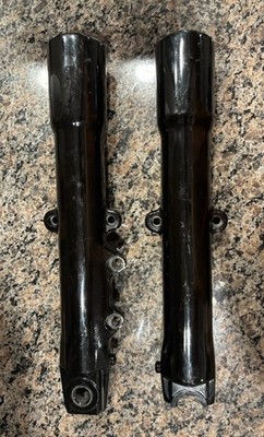 Harley H-D FATBOY SOFTAIL HERITAGE 2007-2017 Black Fork Lower 45917-08A 45918-07