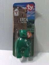 TY Erin The Bear Beanie 1993 Error Baby Ronald McDonald Toy Plush In Box