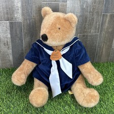 Vintage Dakin Elegante Teddy Bear NOS Handcrafted USA Sailor Outfit Plush