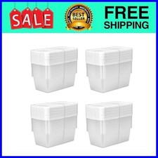 Sterilite Small Storage Bin 6 Qt 10-Pack 4-Pack Ships from USA