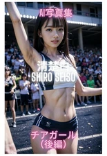 [POD] AI Photo Book: Pretty White SHIRO SEISO Cheer Girl (Part 2)Premium Girls