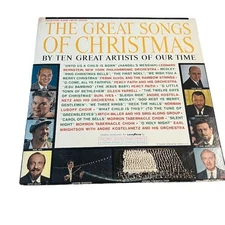 The Great Songs of Christmas Collector's Edition Vinyl LP 1960s Holiday tested