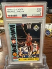 1998 U.D. Choice Michael Jordan #189 Year in Review Card PSA 9