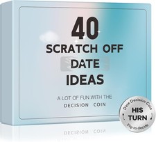 Valentines Day Gifts for Him Her Boyfriend Girlfriend, 40 Scratch Off Date Ideas
