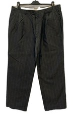 Yves Saint Laurent YSL Vintage Pinstripe Pleated Dress Pants Sz 54 36 US  P4