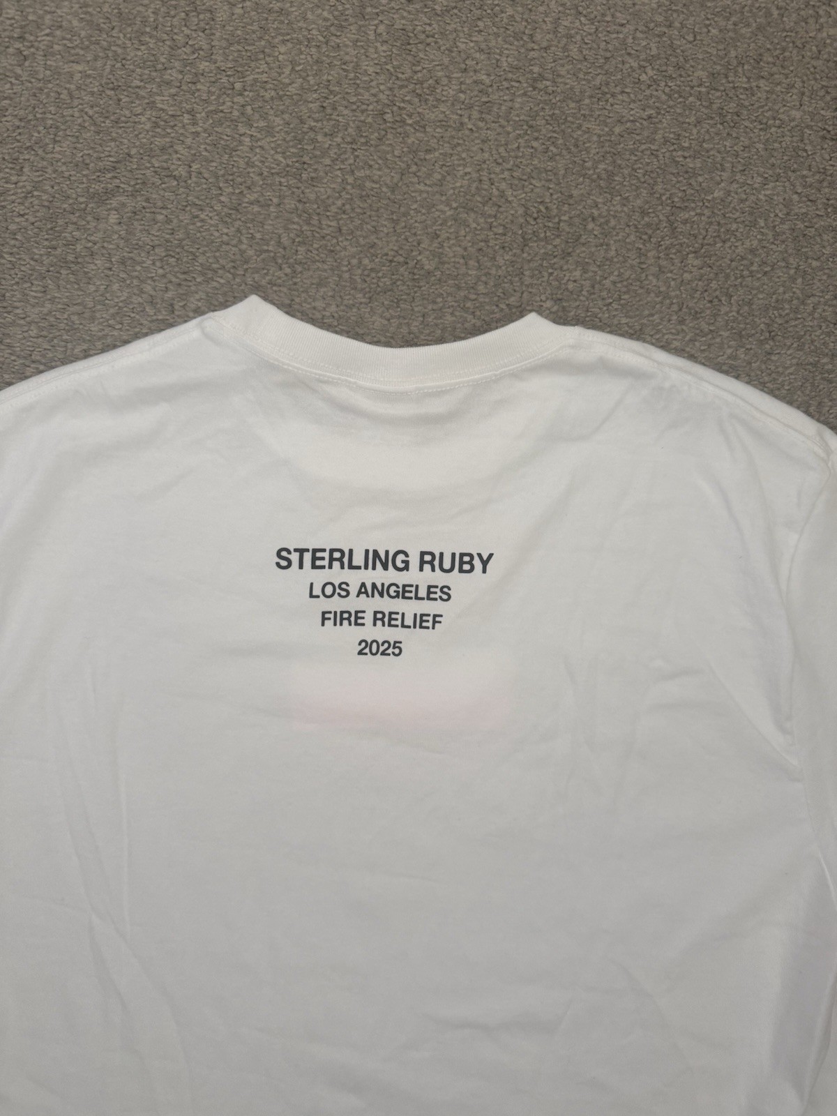 Supreme White Graphic Logo T-Shirt XL Short Sleeve Crew Neck Cotton Preshrunk 5