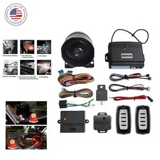 Car Alarm System, Security Antitheft Alarm Systems with Keyless Entry, with M...