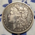 1890 S Morgan Silver Dollar, Free Ship