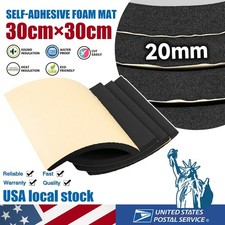 Neoprene Foam Rubber Sheet with Adhesive, 4/5" Thick X 12" X 12"   DIY Padding