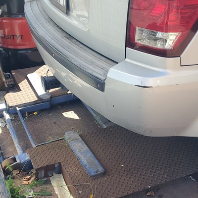 #ad #ad Used Rear Bumper Assembly Rear fits: 2007 Jeep Grand cherokee w o chrome accent $200.00