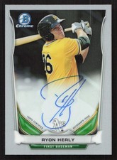 2014 Bowman Chrome Ryon Healy Auto Prospect Autographs #BCAP-RH Card