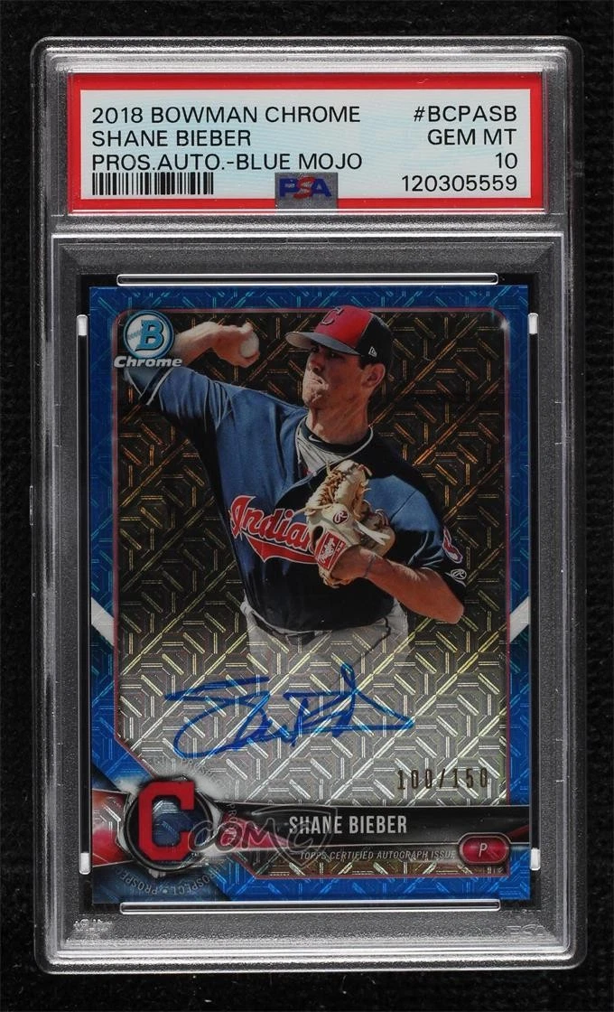 Bowman Baseball Serial Numbered Trading Cards & Accessories for