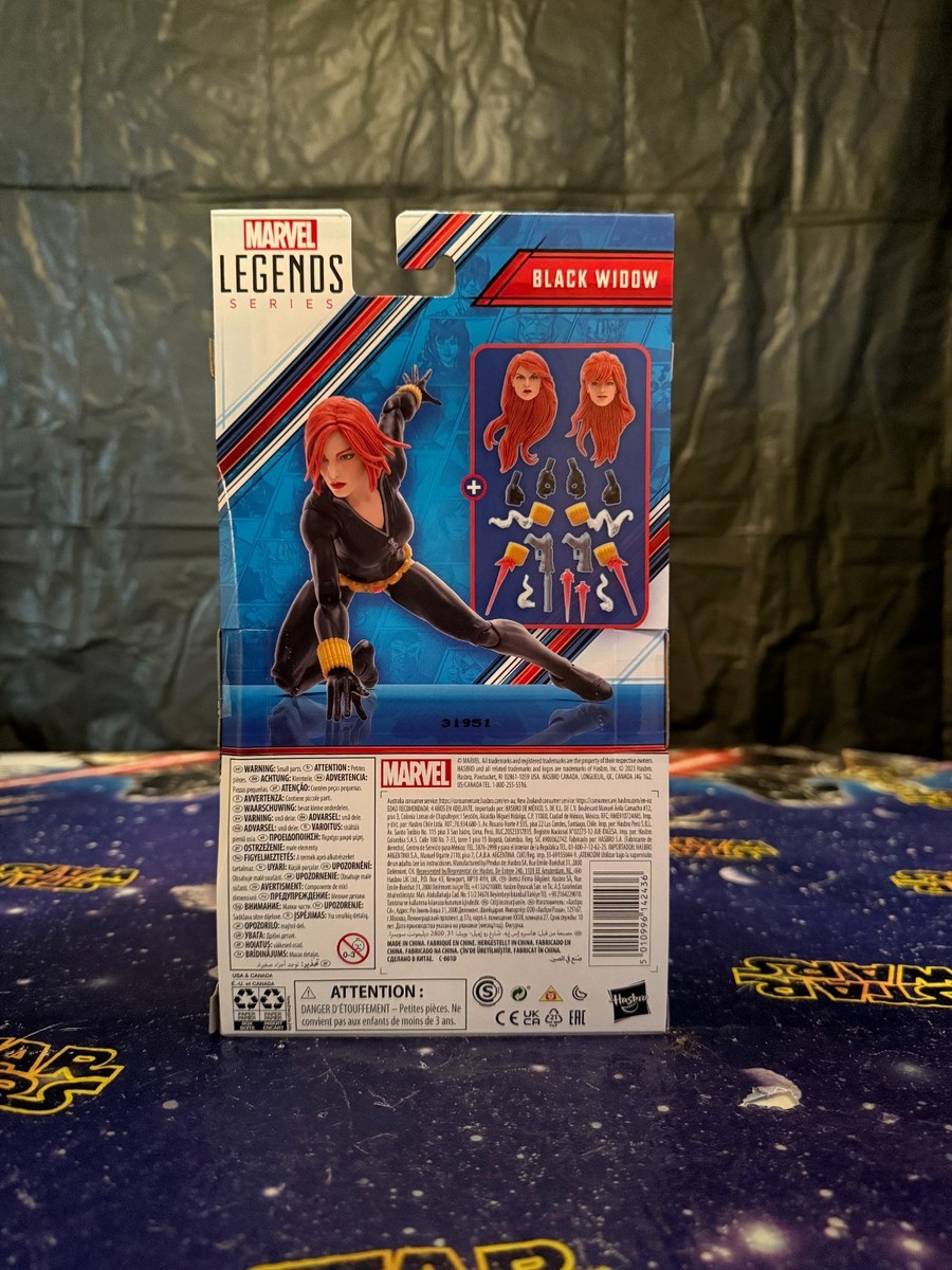 Hasbro Avengers Black Widow 60th Anniversary 6 in Action