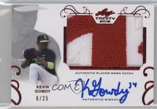 2016 Leaf Trinity Red Spectrum 6/25 Kevin Gowdy #PA-KG1 Patch Auto 8p8