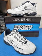 Skechers Energy After Burn SN 50081 WNV Men’s Size 14 – White/Navy – Brand New i