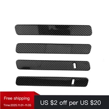 New! Carbon Fiber ABS Exterior Side Door Handle Cover Trims For Kia EV9 Accessor