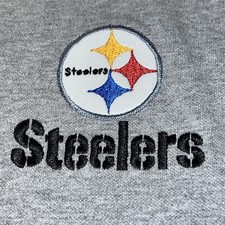 Men’s 1990’s Vintage Pittsburgh Steelers Polo By Gildan Ultra Cotton Size Large