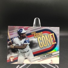 Hank Aaron 2023 Topps Pristine Going...Going...Gone! GGG-21 Atlanta Braves