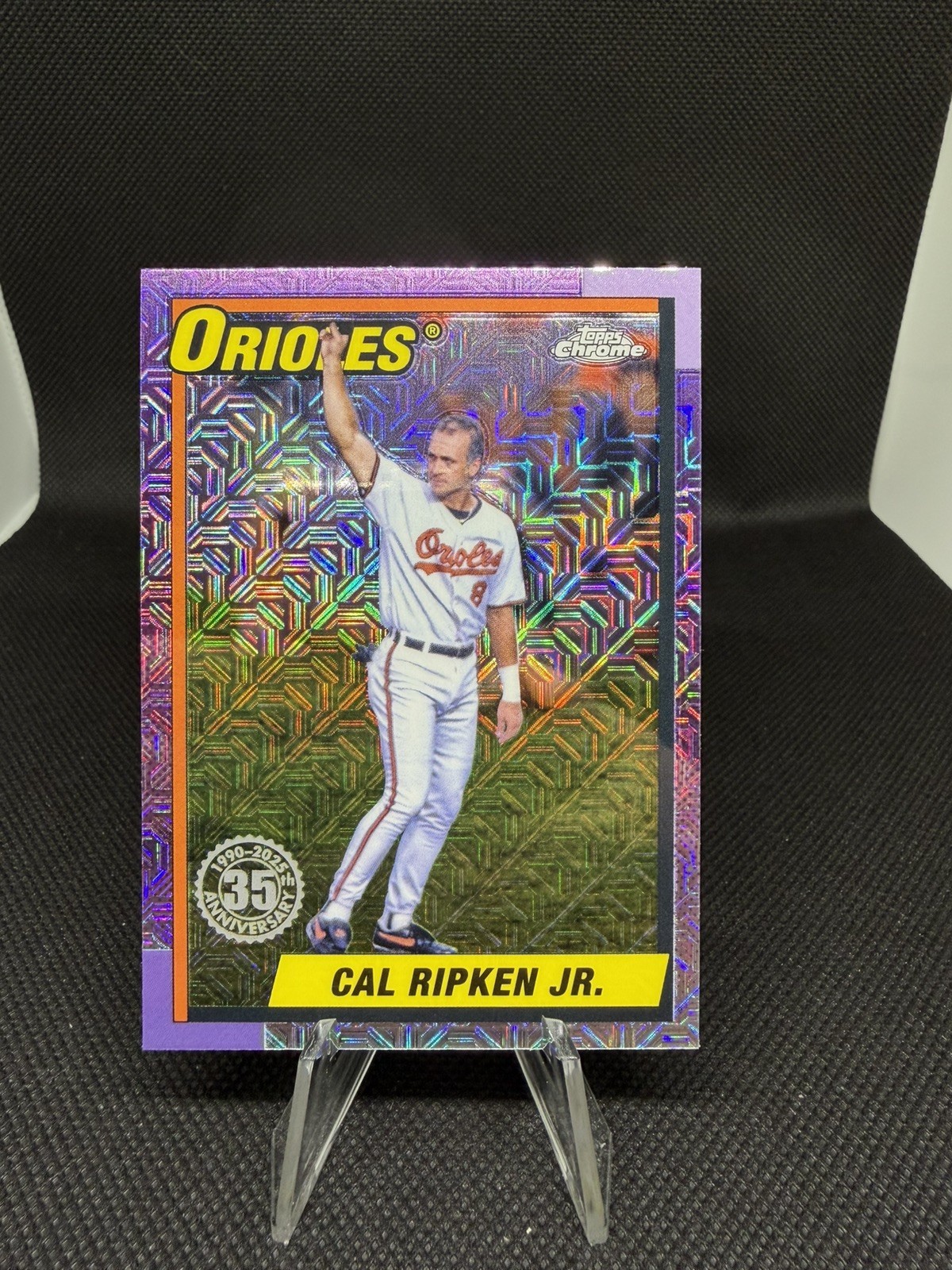 2025 Topps #T90C-88 Cal Ripken Jr. 1990 35th Anniversary Chrome Mojo Orioles