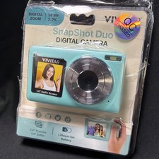 Vivitar SnapShot Duo Digital Zoom VECS124X2-pastel teal