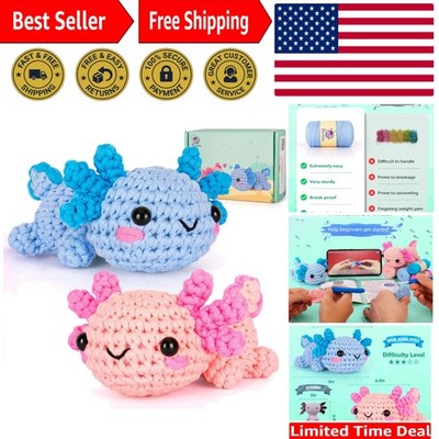 Crochet Kit for Beginners, Crochet Starter Kit w Step-by-Step Video Tutorials...
