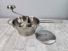 Cuisipro 8" Stainless Steel Food Mill With 2 Disc Blades Good Condition