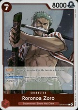 Roronoa Zoro OP14-015 The Azure Sea's Seven R NM One Piece