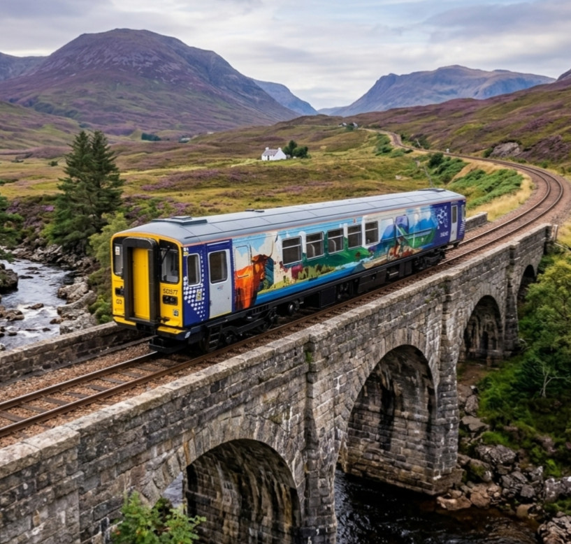 Boxed Hornby R30011 Scotrail 153 DMU + Lights 153377 Scotrail Scenic Highland OO