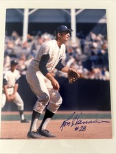 Ron Hansen Signed  New York Yankees 8x10 Type ll Photo Michael Grossbardt