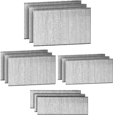 Straight Finish Nails 16 Gauge 1200-Pack 1-1/2'' 1-3/4'' 2'' 2-1/2'' 300 Per Size