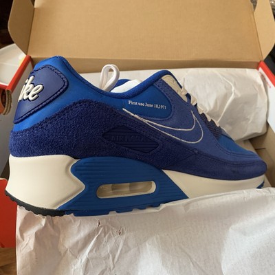 Nike Air Max 90 SE Signal Blue DB0636-400 Men Size 12 Limited Edition -Rare